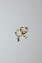 Load image into Gallery viewer, Jillian Leigh Charmed Hoop Earrings
